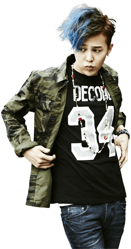 G-dragon Whose Name Comes From His Real Name Ji Young - Korean G Dragon (626x800), Png Download