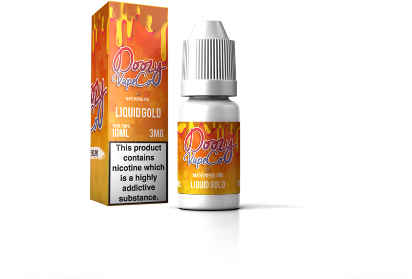 Liquid Gold By Doozy Vape Co - Doozy Vape Liquid Gold (1024x722), Png Download