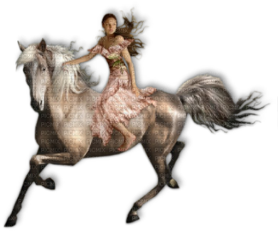 Cheval - Fantasy (400x356), Png Download