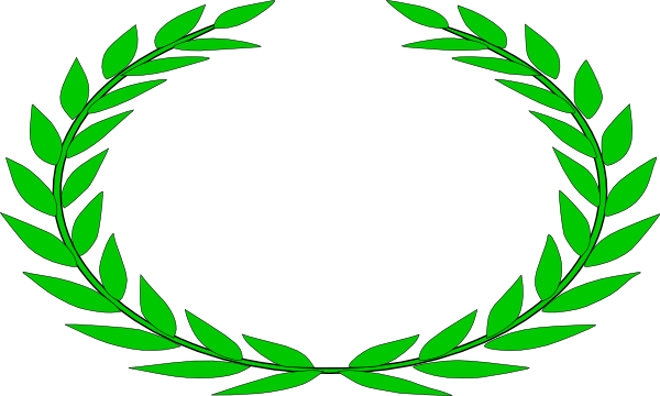 Laurel Wreath (600x360), Png Download