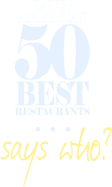 The World's 50 Best Restaurants Latin America Says - World's 50 Best Restaurants 2018 (385x622), Png Download