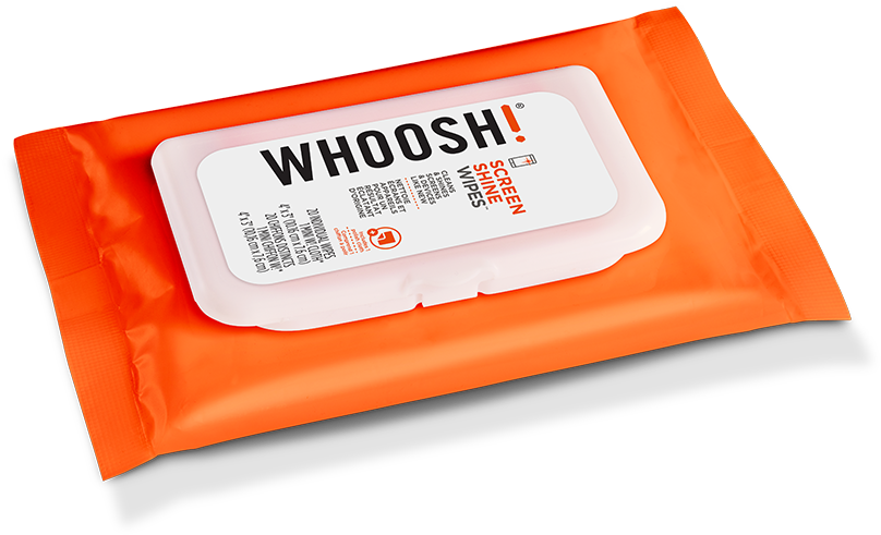 Whoosh Screen Shine 20 Flow Pack, Cleans & Shines Screens - Wallet (1000x1000), Png Download
