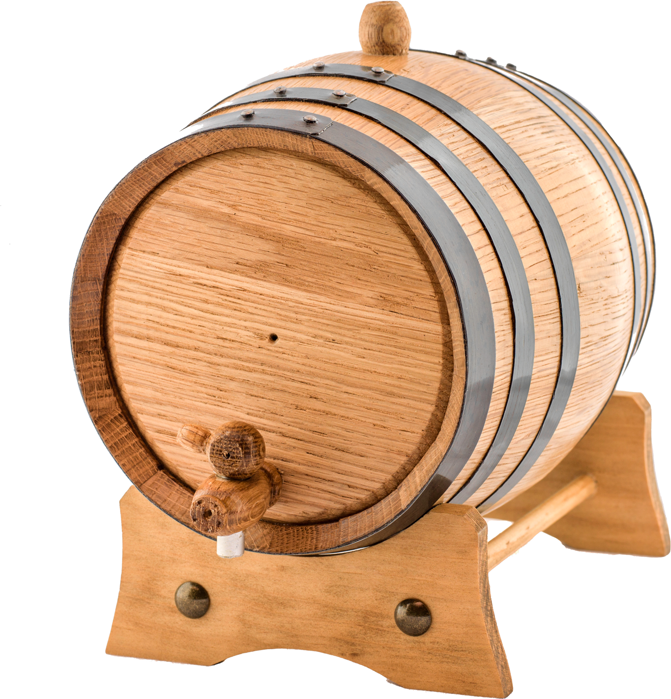 3 Liters American White Oak Wood Aging Barrels - Oak (1500x1500), Png Download