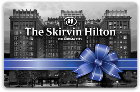 Skirvin Hilton Hotel Bow Gift Card - Skirvin Hotel Oklahoma City (550x378), Png Download