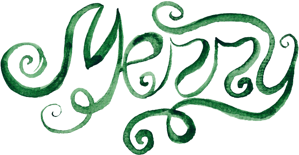 Green Handwritten English Christmas Art Word Transparent - Watercolor Painting (1024x1024), Png Download