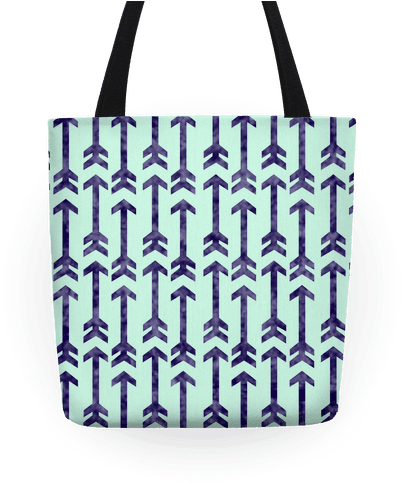 Arrow Pattern Tote - Pattern (484x484), Png Download