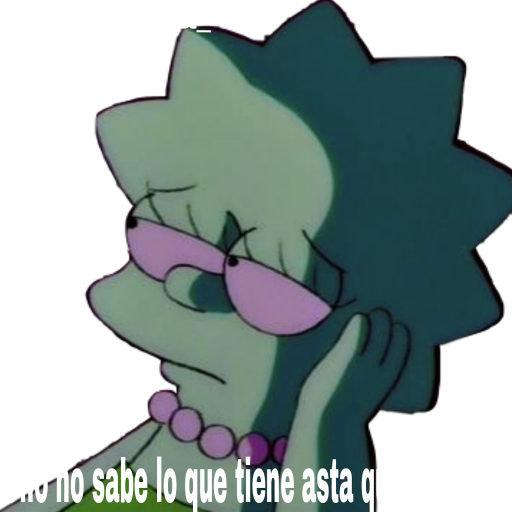 Sad Lisa Simpson Png (1024x1024), Png Download