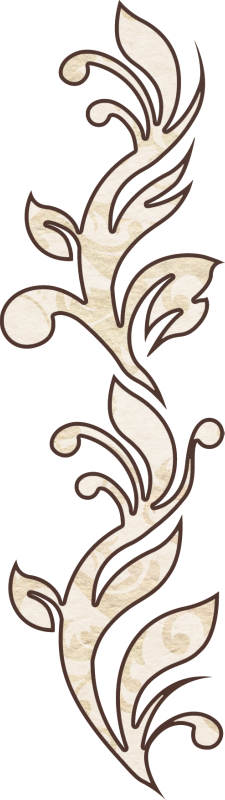 Vintage Flourish Border ~ Laminas En Blanco Y Negro - Embroidery (225x800), Png Download