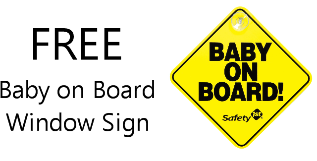 Baby On Board Sign (680x330), Png Download