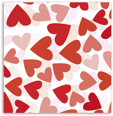 Etiqueta Obsequio Corazones Rojos - Greeting Card (600x400), Png Download