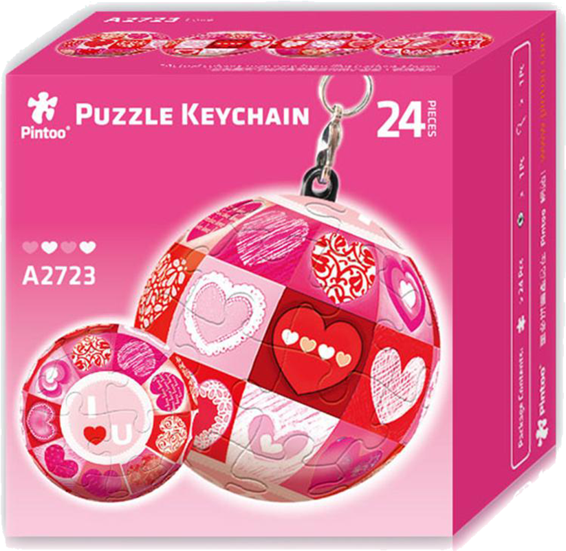 Rompecabezas 3d De Plástico Marca Pintoo - Pintoo Aşk 3d Işıklı Küre Puzzle 60 Parça - Standart (1000x800), Png Download