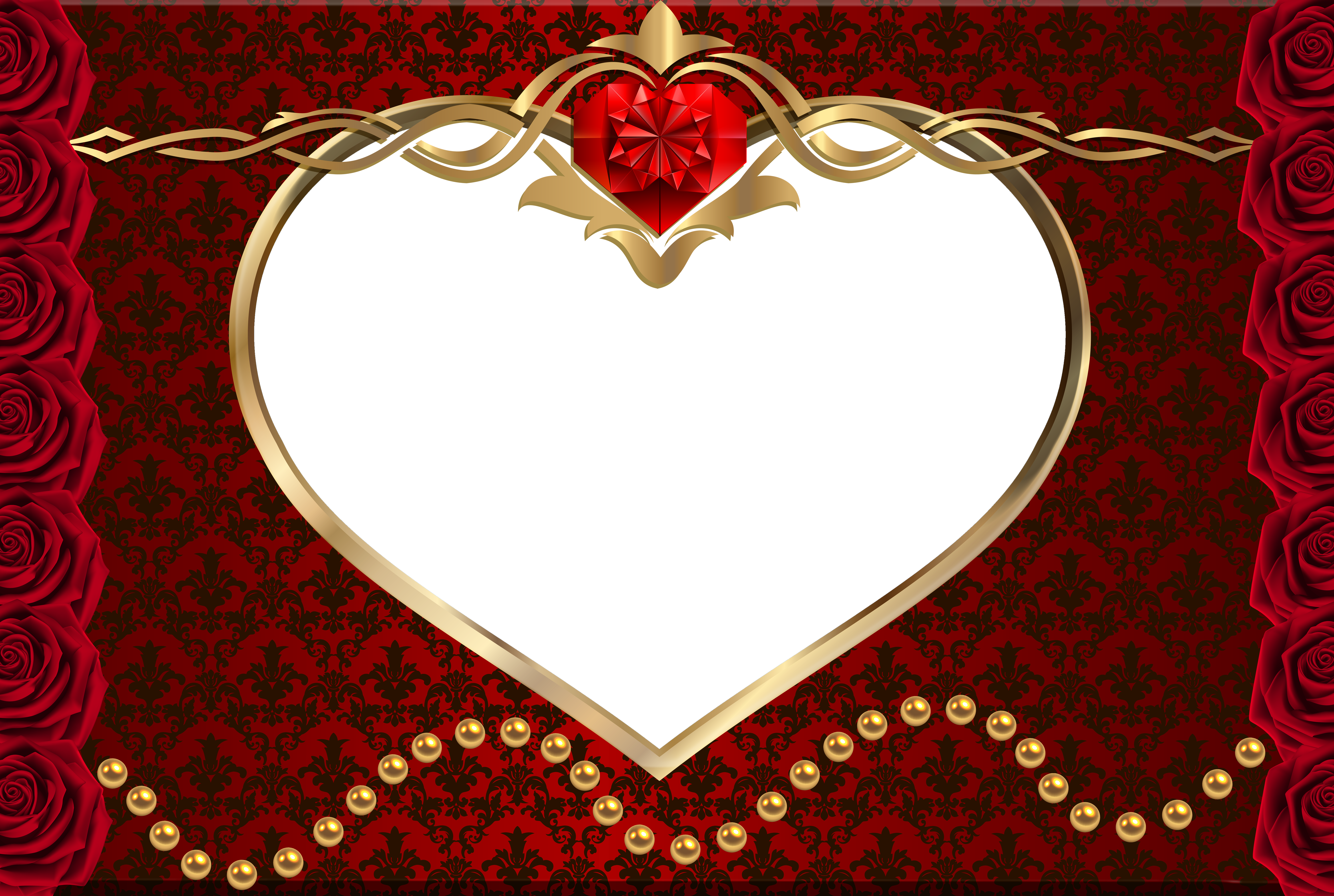 Red Pattern Png (6000x4031), Png Download