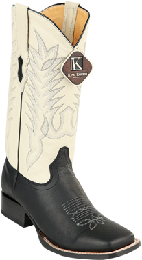 H82 Rodeo Black48222705 - Men's King Exotic Wide Square Toe Western Cowboy Boots (400x400), Png Download