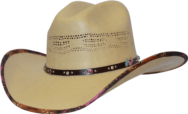 Arena Queen Denver 10 Coronas Bangora Paja Ribeteado - Cowboy Hat (700x700), Png Download