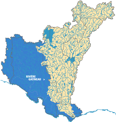 Riviere Gatineau - Atlas (393x413), Png Download