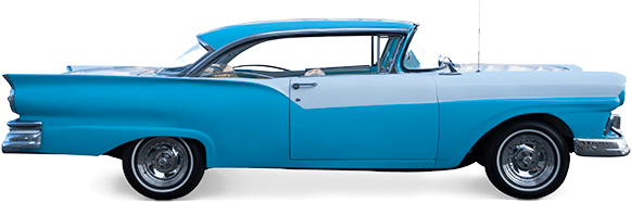 Belair - 1950's Car Png (600x200), Png Download