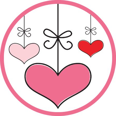 Valentine's Day Napkin Knot - Napkin (450x450), Png Download