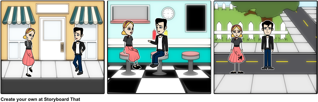 50s - Cartoon (1106x368), Png Download