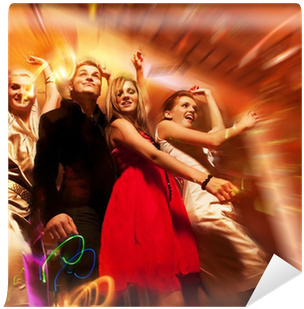 Fotomural La Gente Bailando En El Club Nocturno • Pixers® - Night Dancing People (400x400), Png Download
