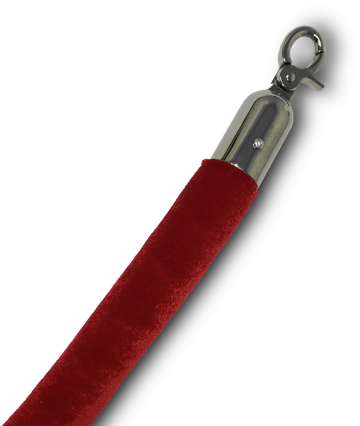 Red Velvet Velour Rope For Stanchion - Everyday Carry (600x450), Png Download
