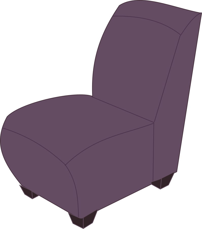 Armless Chair - Chair Clipart Transparent Background (796x900), Png Download