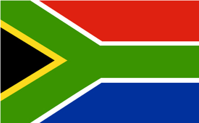 South Africa Sewn Flag - South African Flag Polyester Amazon (400x400), Png Download