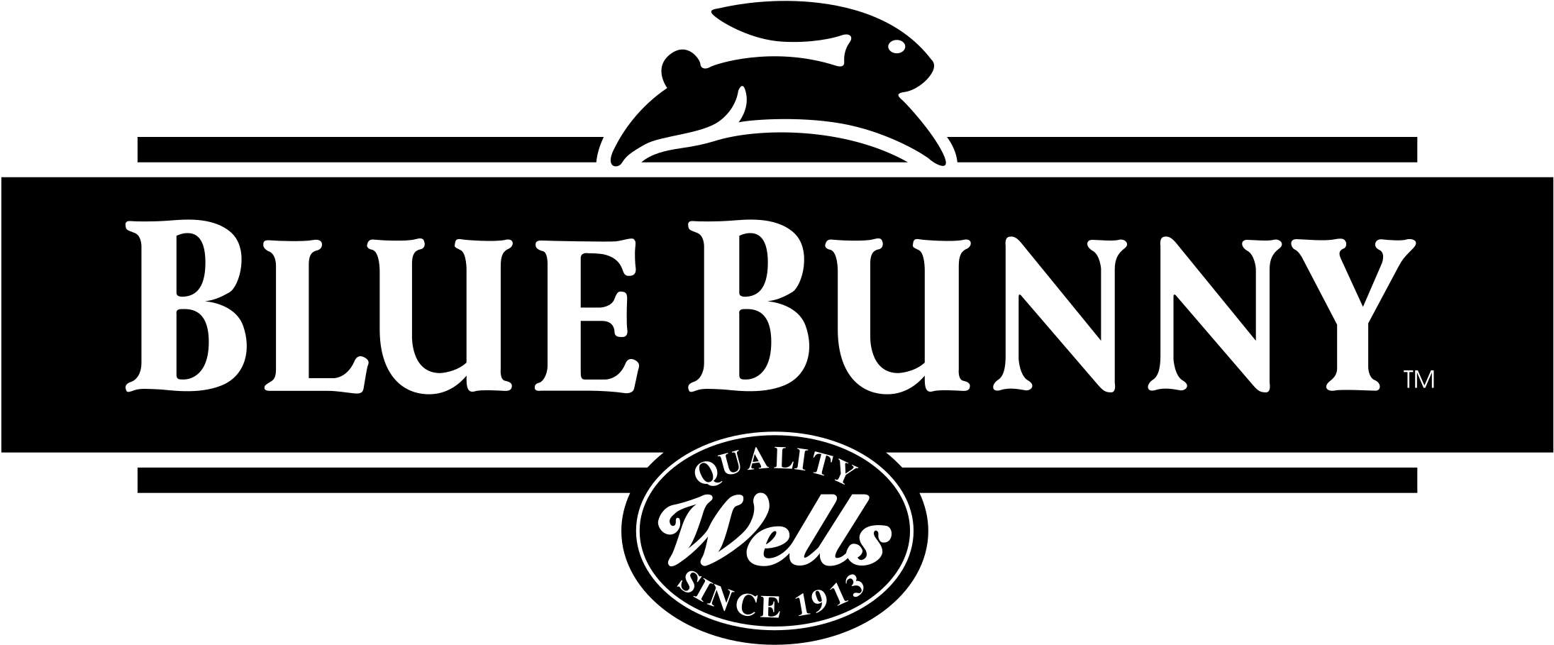 Blue Bunny Logo Png Transparent - Blue Bunny Logo (2400x2400), Png Download