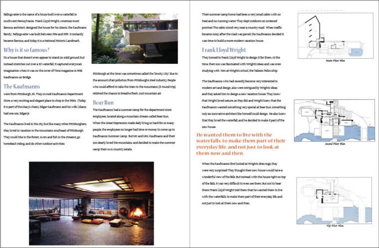 Frank Lloyd Wright's Interiors [book] (760x498), Png Download
