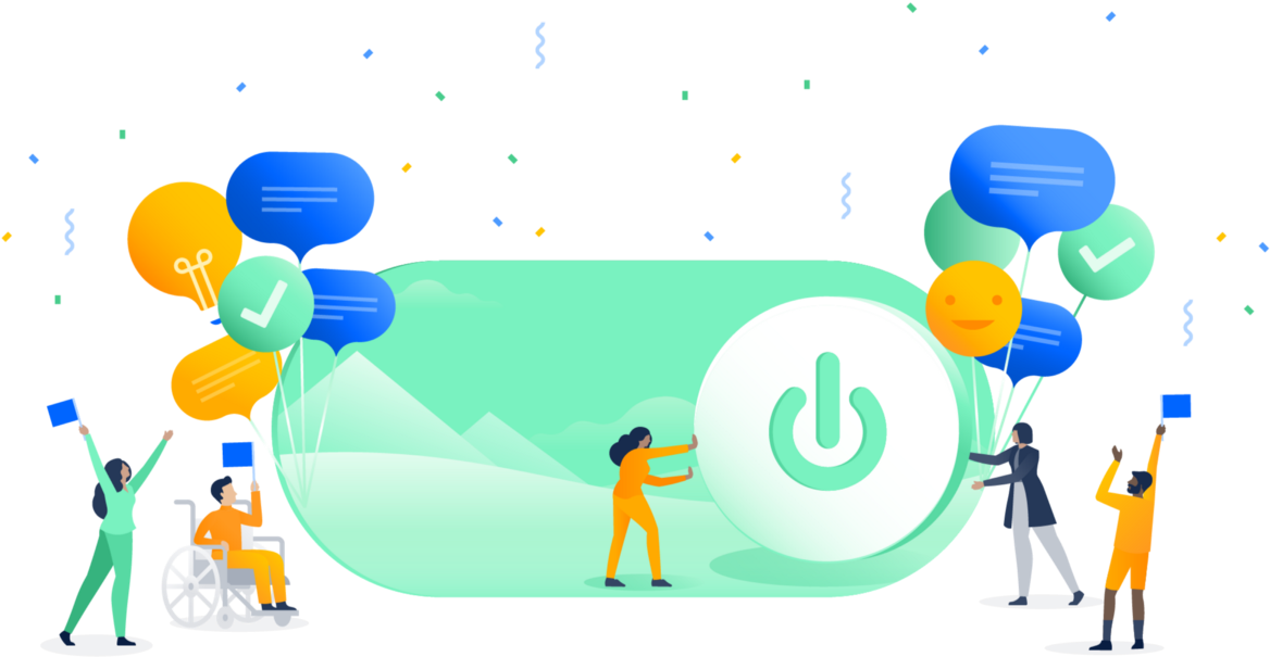 Atlassian Illustrations (1200x768), Png Download