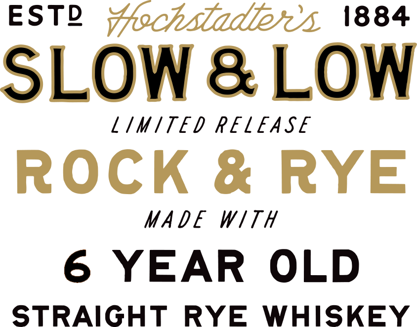 100 Proof Limited Release 6 Year Straight Rye - Hochstadter's Slow And Low 100 Proof (844x662), Png Download