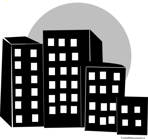 Clipart Bangunan (600x565), Png Download