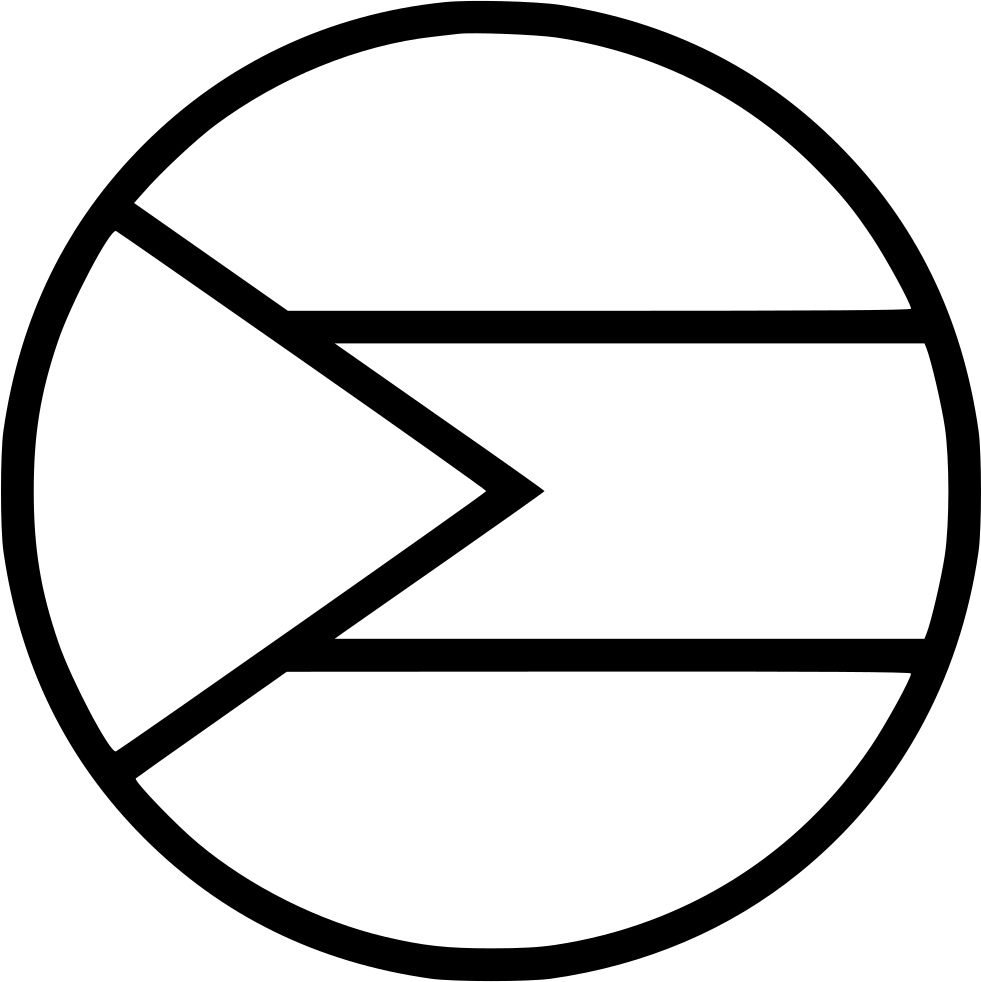 Country Flag Bahamas - Jordan Flag Black And White (981x982), Png Download