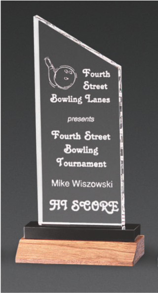 Straight Crest Award A171 - Custom Corporate Peak Awards (4 1/4"x7 1/4"), Promotional (800x600), Png Download