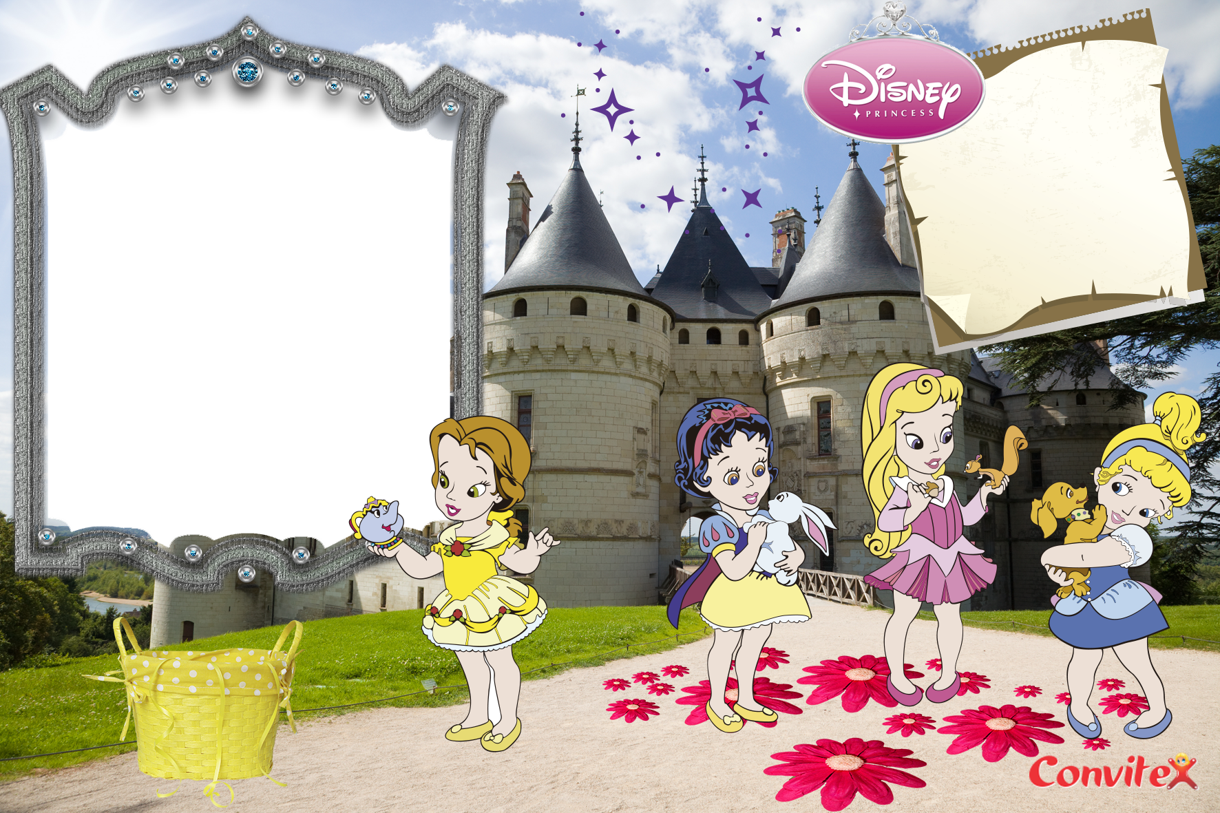 Baby Princesas Castelo - Château De Chaumont (1772x1181), Png Download
