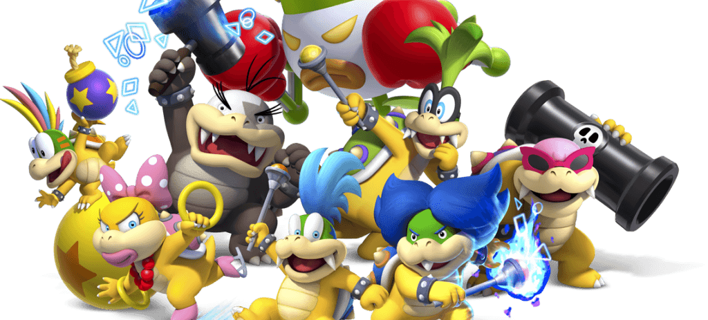 New Super Mario Bros U Zps25f7eddb - Mario The Koopalings (1024x463), Png Download