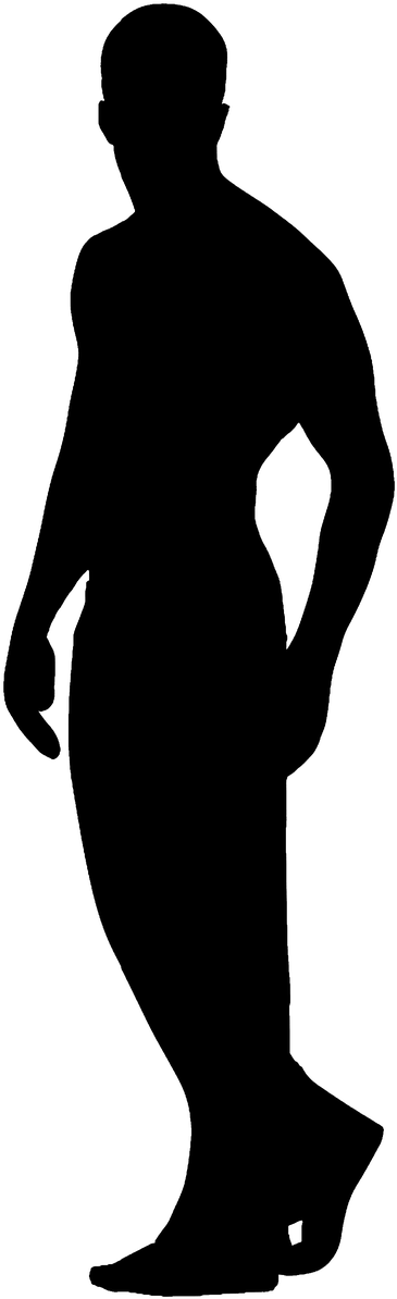 Man Silhouette Walking - Modelo Silueta Png (1280x1280), Png Download