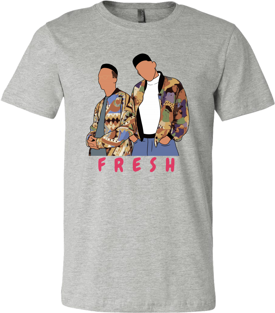 Fresh Prince & Jazz - Black T Shirt Kanji (1024x1024), Png Download