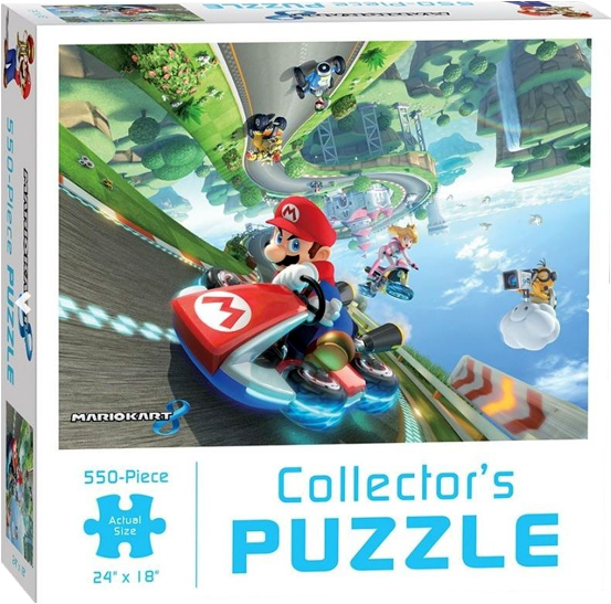 Mario Kart 8 Collectors Puzzle 550 Pieces - Mario Puzzles (600x600), Png Download