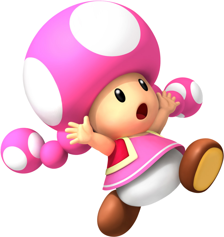 Toadette Is A Forgettable Nintendo Character - Super Mario Toadette (450x479), Png Download