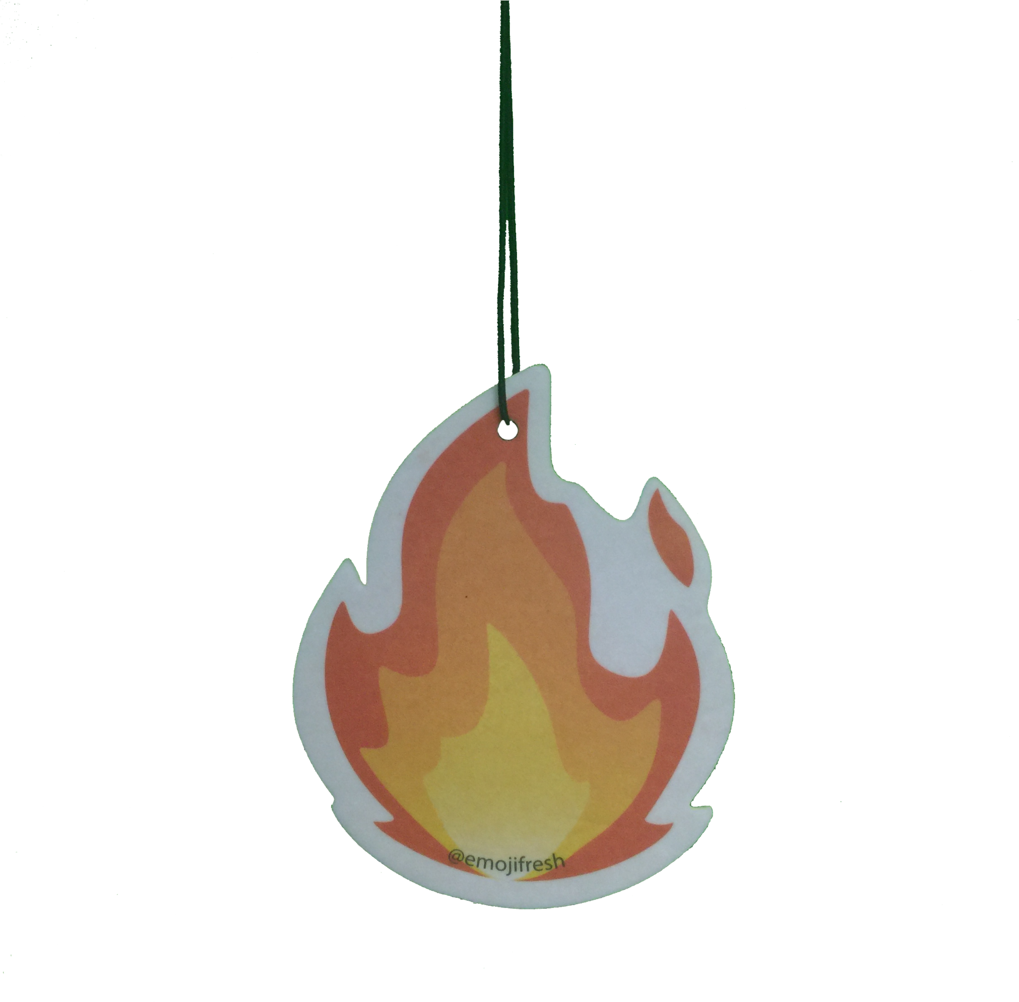 Fire Emoji Car Air Freshener - Flame (2048x2048), Png Download