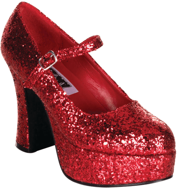 Red Glitter Shoes Uk (500x793), Png Download