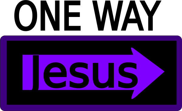 One Way Jesus Svg Clip Arts 600 X 366 Px (600x366), Png Download