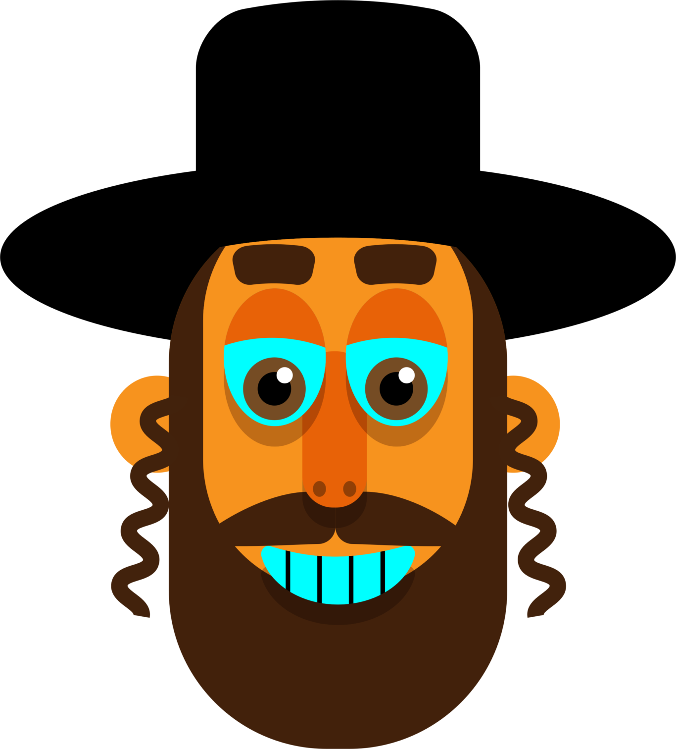 They Came To New York Seeking Refuge From Persecution - Jewish Emoji (1200x1328), Png Download