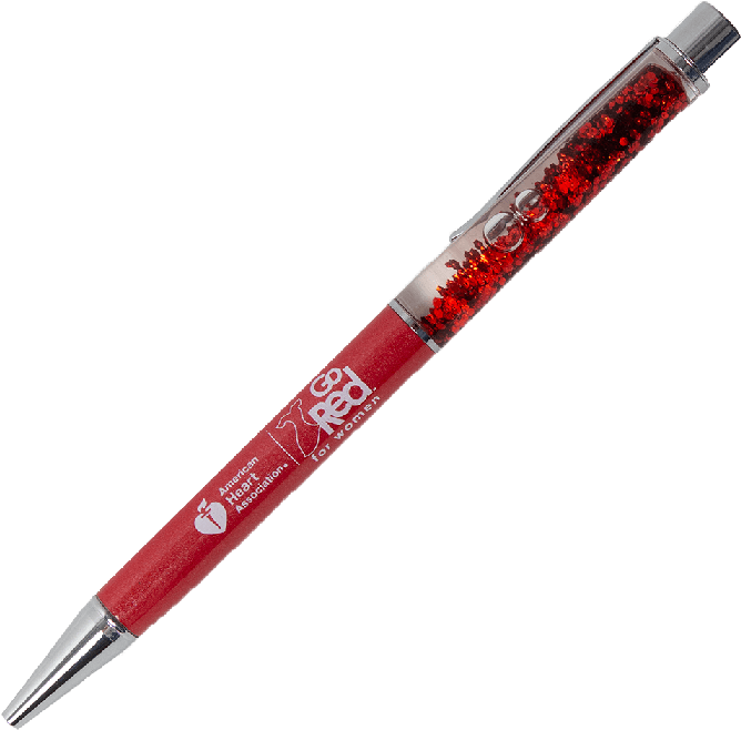 Go Red Glitter Filled Pen - Golf Pride Tour Wrap 2g Red (700x700), Png Download