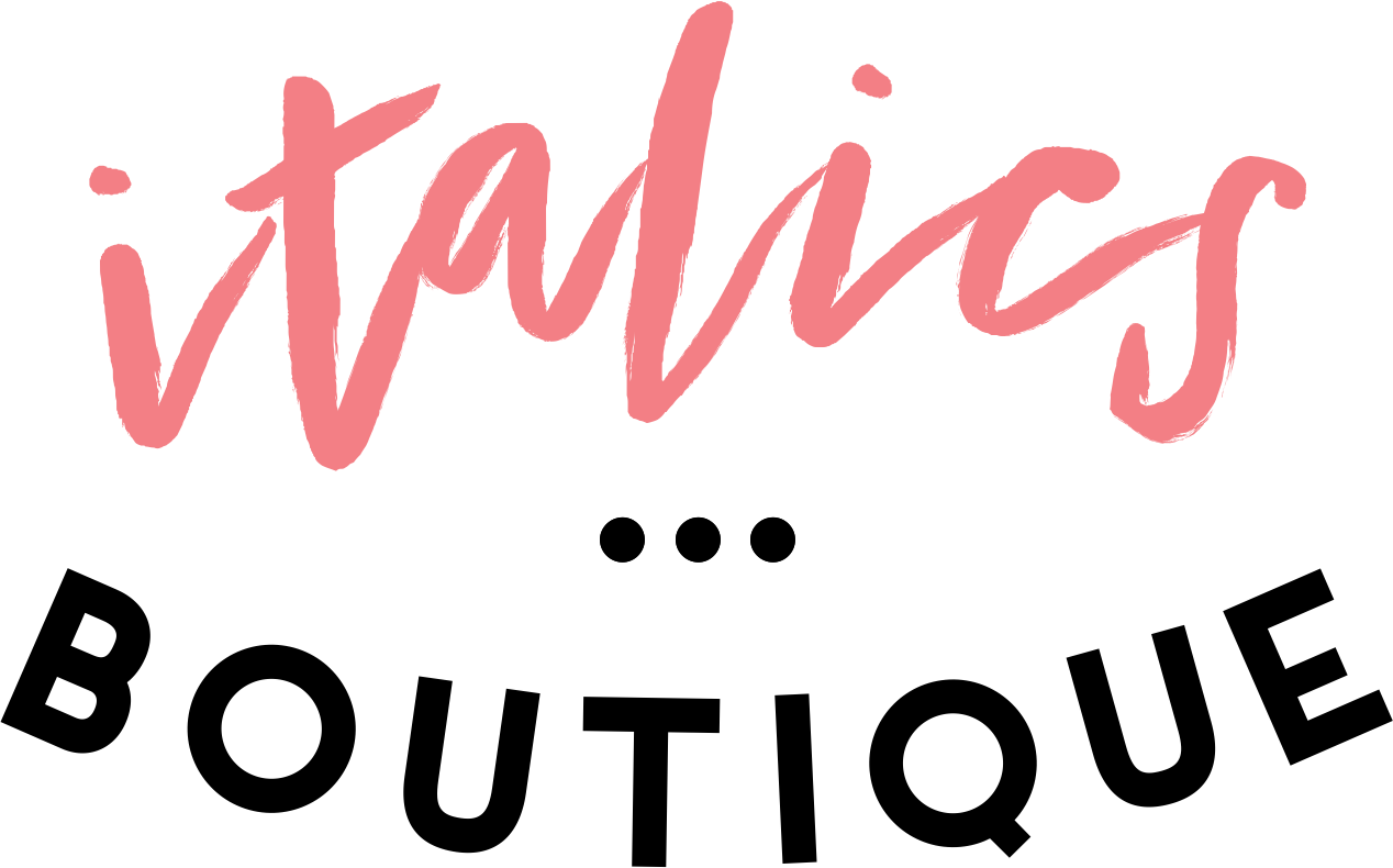 Italics Boutique (1268x790), Png Download