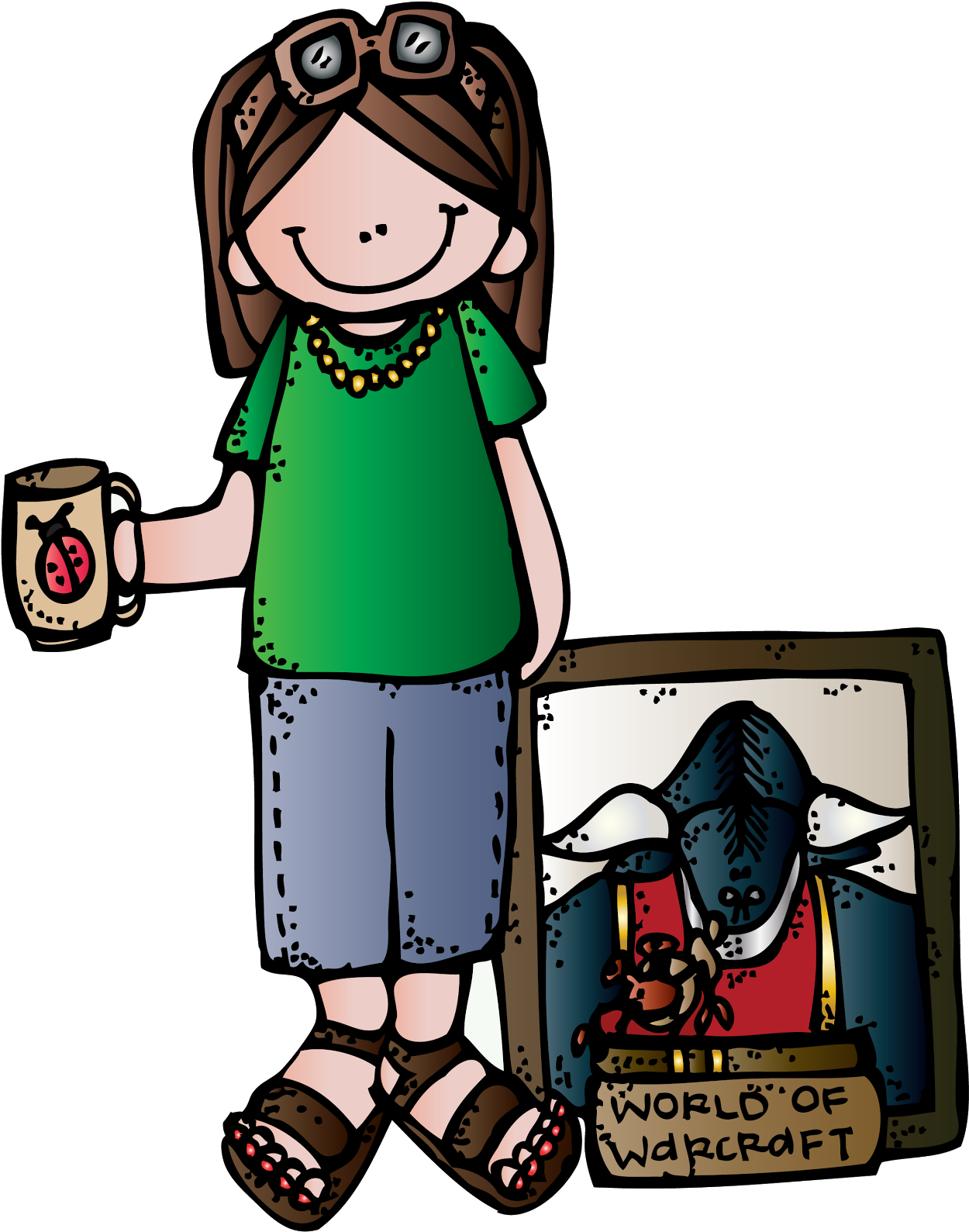 Mary Mother Of Jesus Clipart At Free For Personal Png - Teacher Melonheadz Png (1270x1600), Png Download