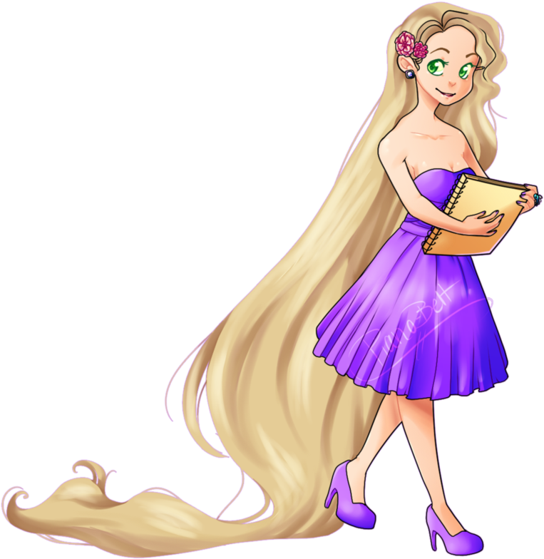 Fashion Rapunzel Png - Illustration (886x901), Png Download