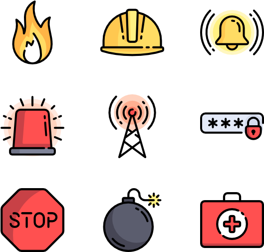 Safety 50 Icons - Safety Cartoon Png (600x564), Png Download