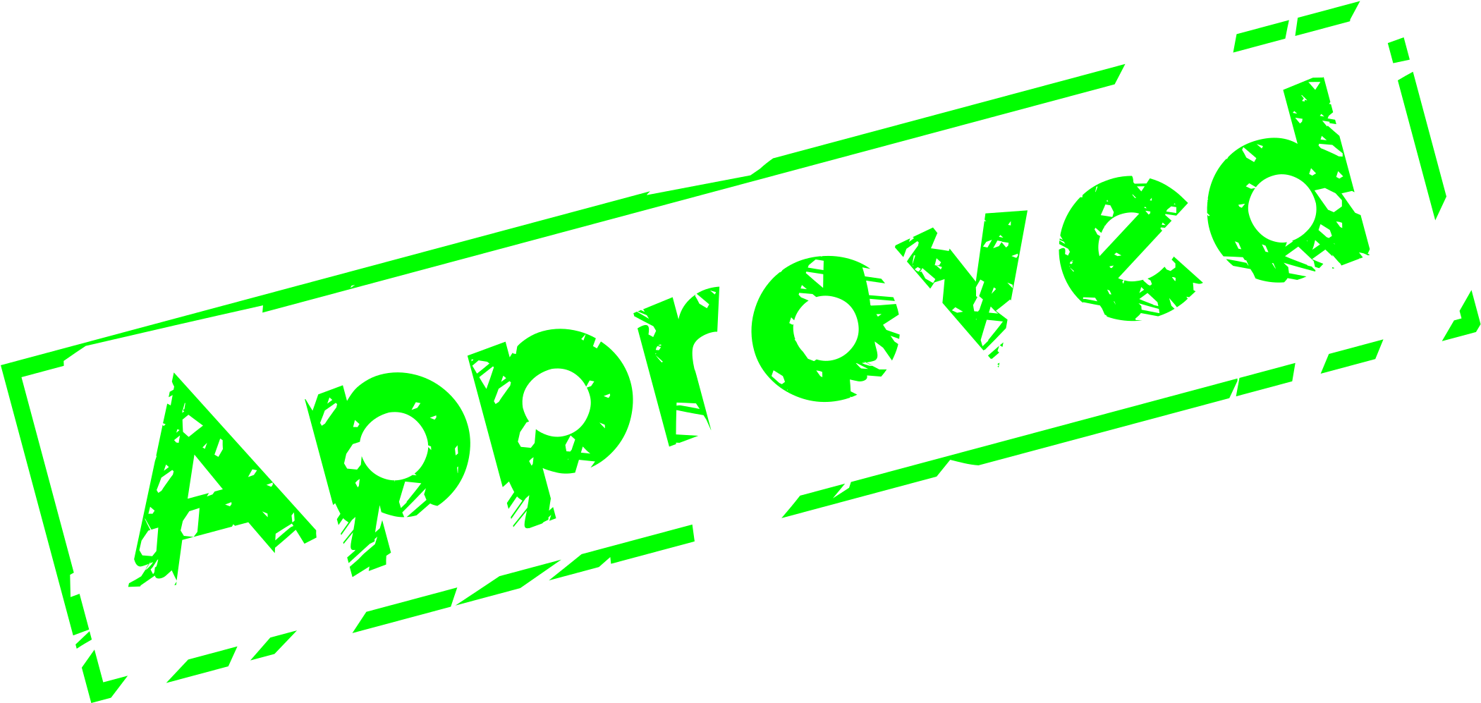 This Free Icons Png Design Of Approved Stamp (2400x1200), Png Download