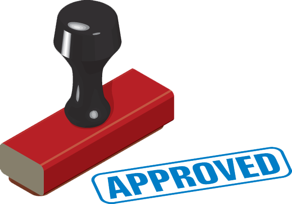 Approved Rubber Stampadmin2015 01 27t20 - Rubber Stamp Approved Png (600x421), Png Download